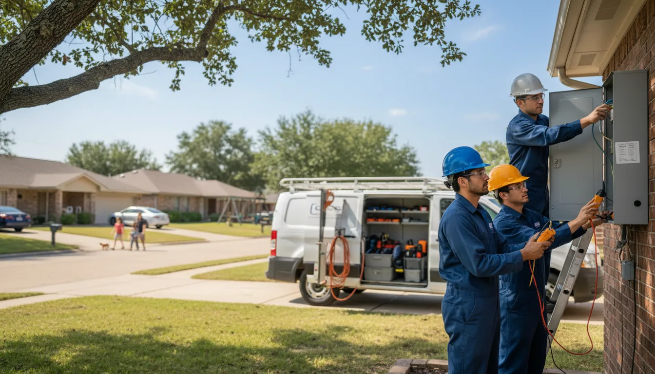 Certified electrician providing emergency electrical services in Homestead, IA